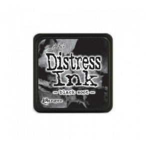Distress mini ink pad black soot