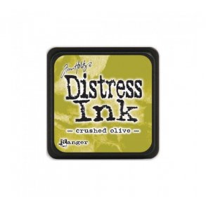 Distress mini ink pad crushed olive