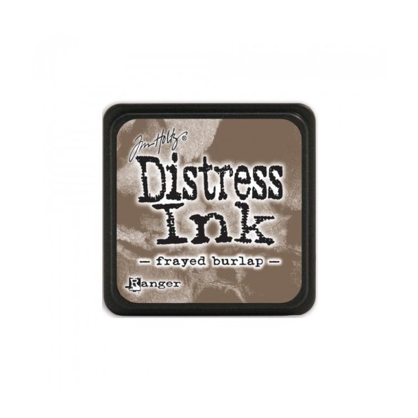 Distress mini ink pad frayed burlap