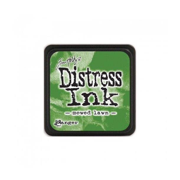 Distress mini ink pad mowed lawn