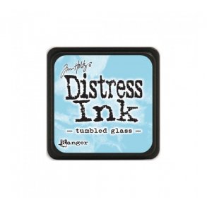 Distress mini ink pad tumbled glass