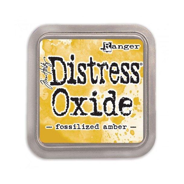 Distress Oxide ink pad - fossilized amber -1,1