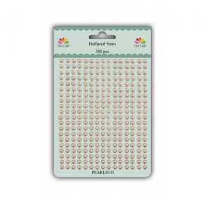 Dixi Craft Halvperler 5mm 300stk Creme Caramel pearl0145 xxx