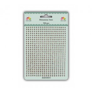 Dixi Craft Rhinsten 3mm 500stk Bronze RHIN0053