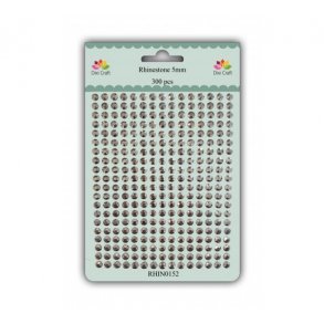 Dixi Craft Rhinsten 5mm 300stk Antique silver RHIN0152 