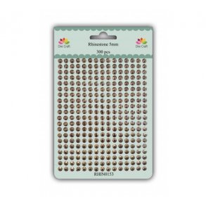 Dixi Craft Rhinsten 5mm 300stk Bronze RHIN0153