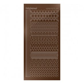 Dot stickers serie 21 Brun S12