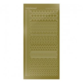 Dot stickers serie 21 Guld S12