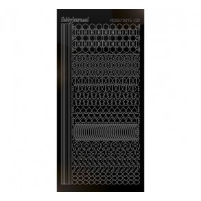 Dot stickers serie 21 Sort S12