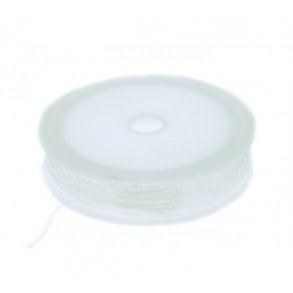 Elastisk 1,0mm x10m smykketrd  klar 