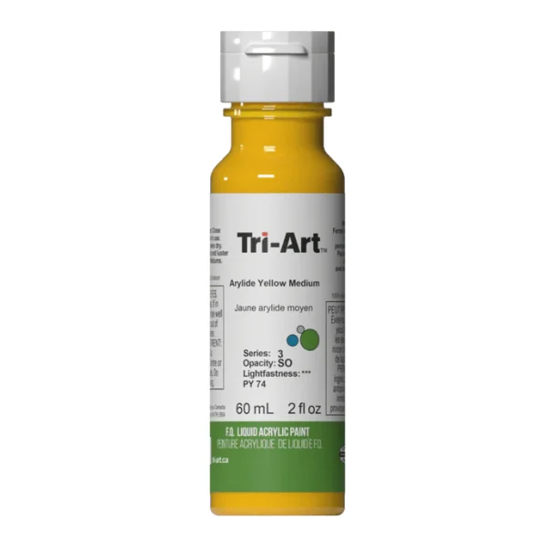 Tri-Art Liquid Arylide Yellow Medium 60 ML.
