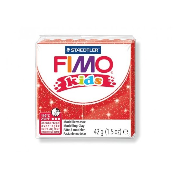 FIMO kids - Glitter rd 42 gram