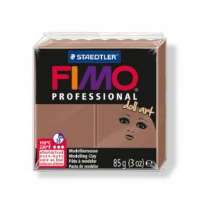FIMO Professional - Doll Art Hasseln�dde brun 85 gram