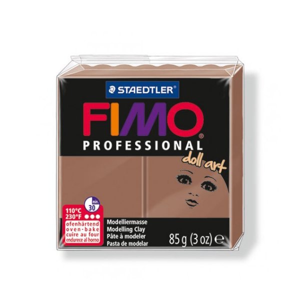 FIMO Professional - Doll Art Hasselndde brun 85 gram