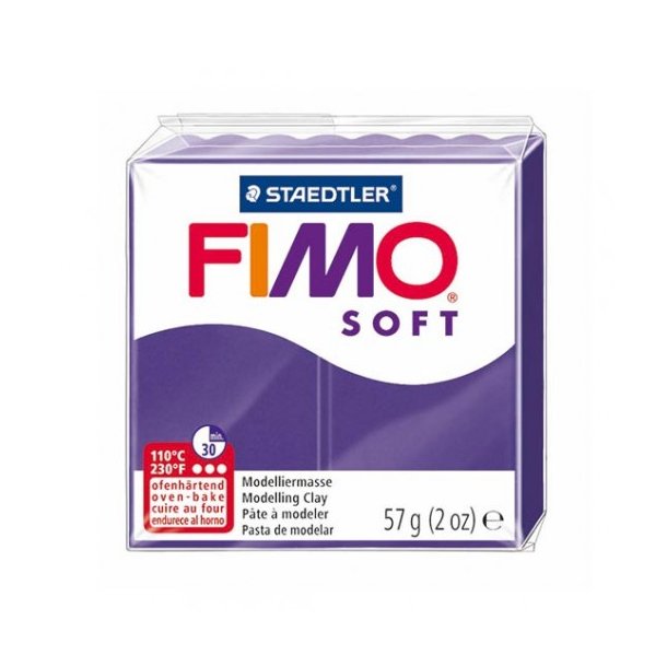 FIMO soft - Blomme (lilla) 57 gram