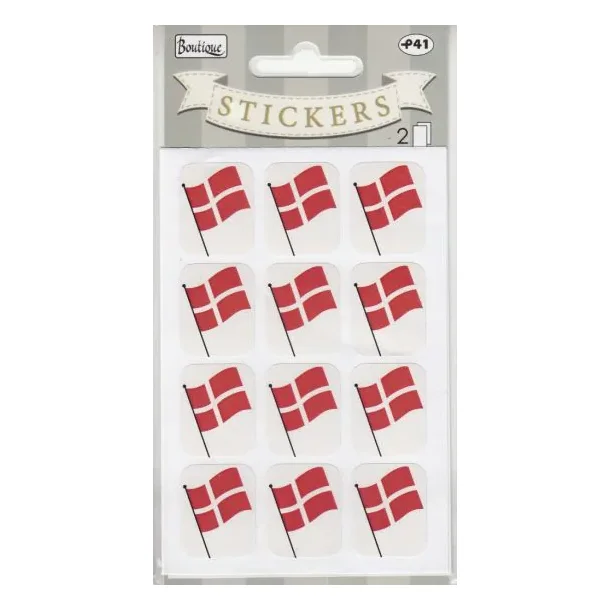 Stickers - oblat flag p pind stor 2ark