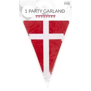 Flag vimpel banner 3 meter. 1 stk.