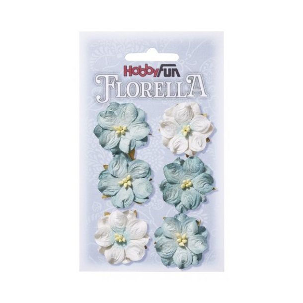 Florella Blomster diameter 3,5 Bl/Grn mix 3866 023