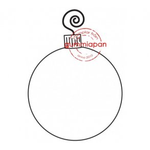 GA Gummistempel Julekugle ST16