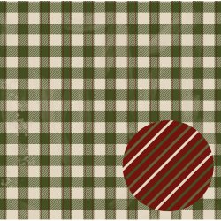 Designpapir Gingham Style 30,5 x 30,5 cm - Luna Hobby