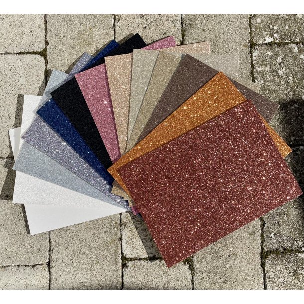 Sampak Paper favourites glitter card 13 forskellige ark (1 af hver de nye)