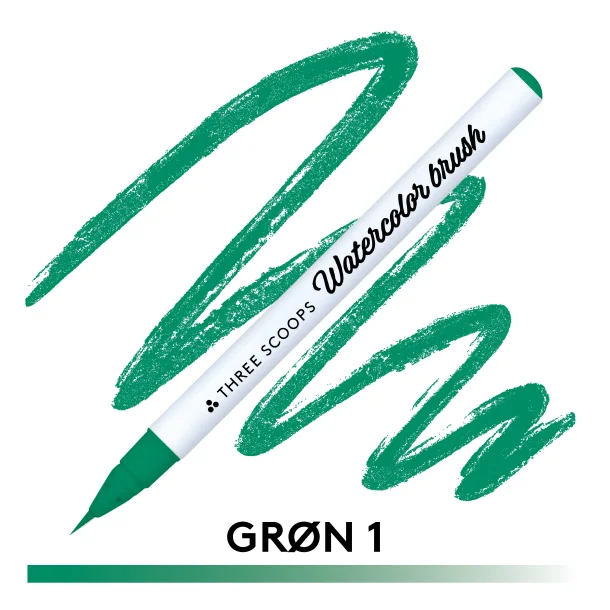 Watercolor brush - Grn 1