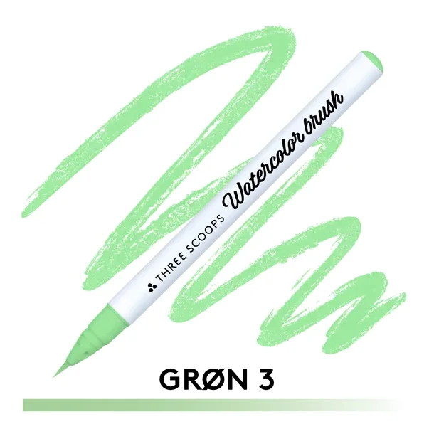 Watercolor brush - Grn 3