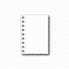 Gummiapan die Bakgrund Anteckningsblad