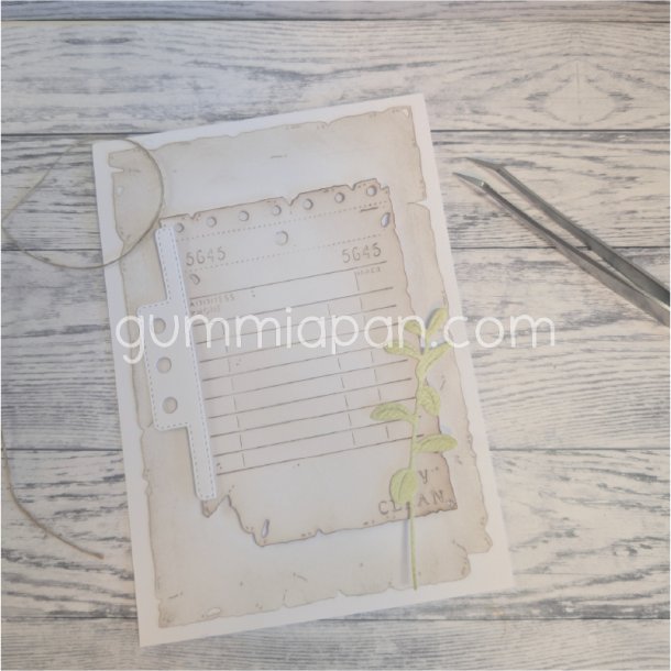Die Hinge with Stitches gummiapan