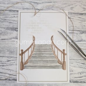 Die Trappa med R�cke gummiapan 