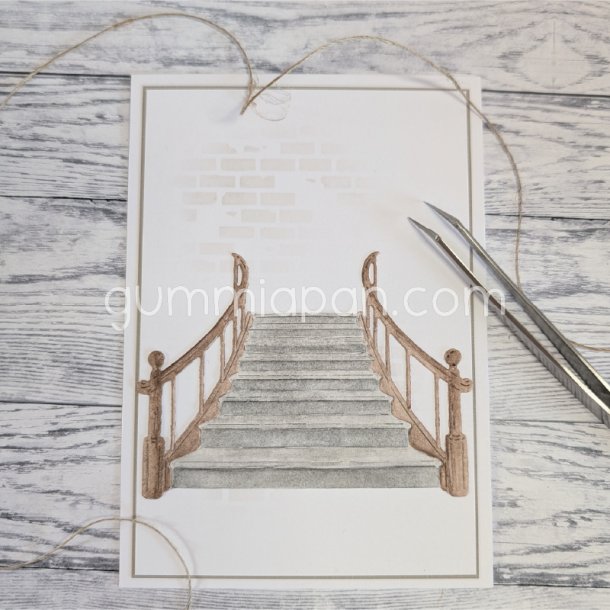 Die Trappa med R�cke gummiapan 
