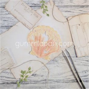 Die Old Seashell gummiapan 