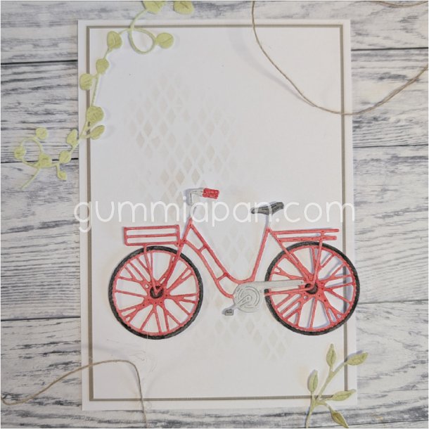 Die Cykel fr�n sidan gummiapan