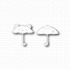 Gummiapan die S�ta Paraplyer