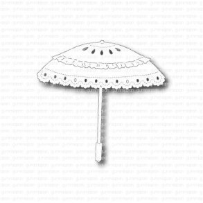 Gummiapan die Romantiskt Paraply