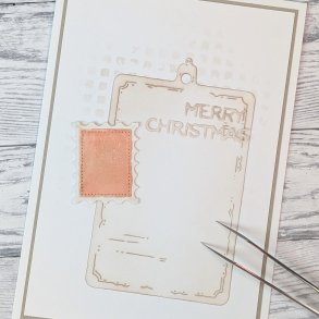 Die Merry Christmas gummiapan 