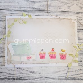 Die Cupcake Box gummiapan