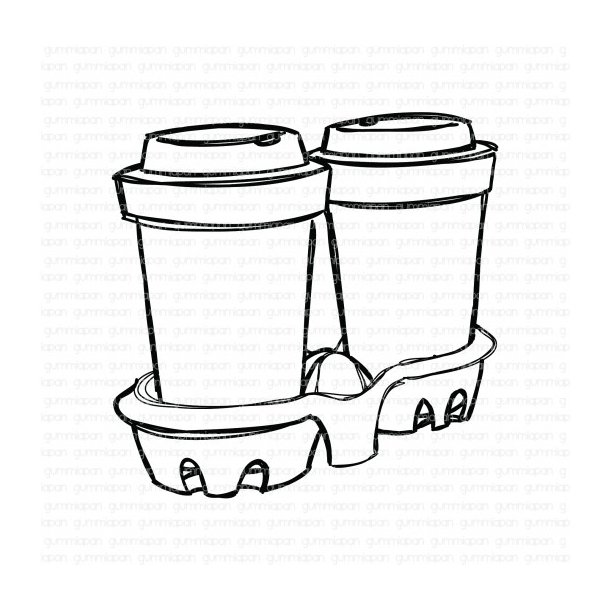 Gummistempel "Coffee to go" -ST22