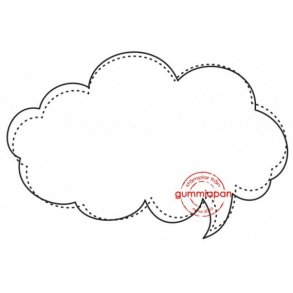 gummistempel Dobbelt ballon ST 16