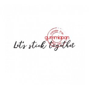 Gummistempel GA Engelsk tekst ST 23