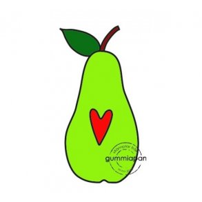 Gummistempel GA hjertelig pre ST25