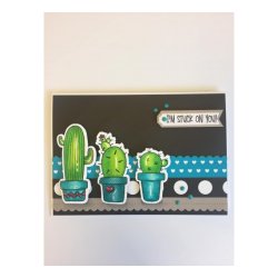 Gummistempel lille kaktus ST24