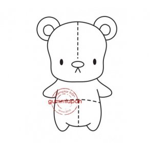 Gummistempel Nalle ST 18