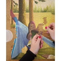 HIKING &amp; ME - puslespil med 500 brikker Vissevasse