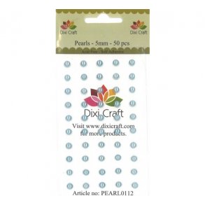 Halvperler 5mm 50stk baby bl pearl0112 xxx