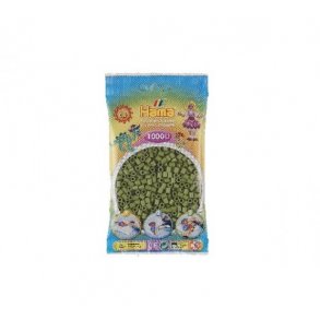 Hama perler midi nr. 84 oliven 1000stk