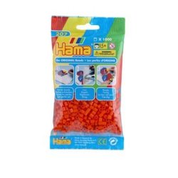 Hama perler midi nr. 04 orange 1000stk