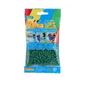 Hama perler midi nr. 10 gr�n 1000stk