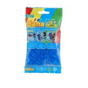 Hama perler midi nr. 15 transp. bl� 1000stk