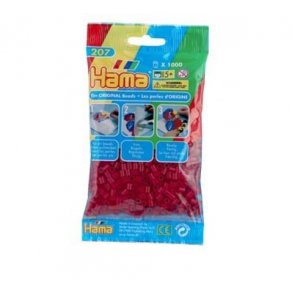 Hama perler midi nr. 22 mrke rd 1000stk